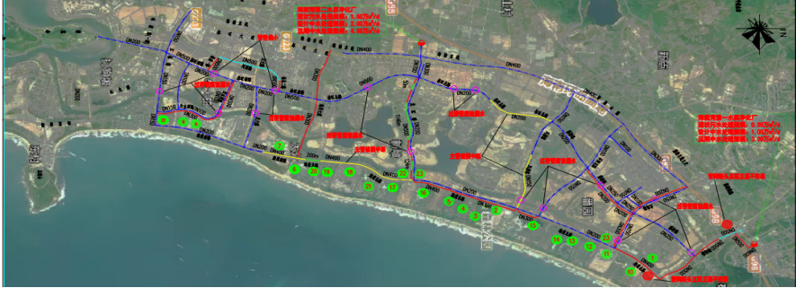 將提高中水回用率！海棠灣片區(qū)中水管網(wǎng)工程全面開(kāi)工